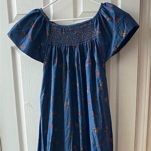 Smocked Cotton Gown
